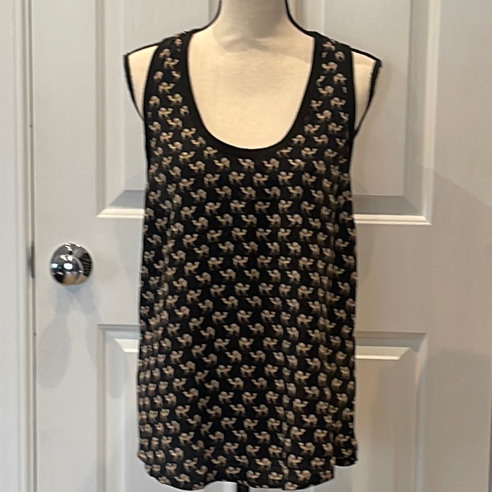Joie Alicia Camel Print Tank Top
